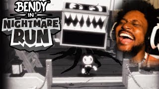 NEW BENDY RUNS GAME IS CRAZY! | Bendy In Nightmare Run