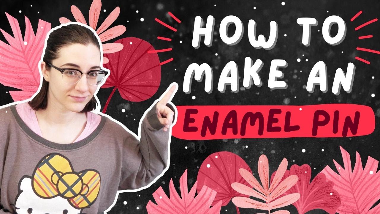 How To Make Enamel Pins From Your Art | Let's Make Enamel Pins With GS ...