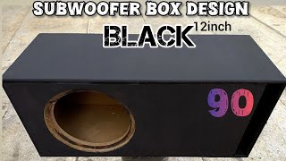 ساخت باکس ساب 90 لیتری دوبل  || درست کردن باکس ساب  || How to making subwoofer box