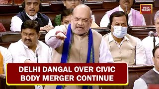 Delhi Dangal Over Civic Body Merger Continue, AAP Fumes As MCD Unification Bill Passed