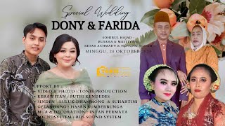 THE WEDDING DONY & FARIDA // PUTRI KENDEDES// LULUK DHAMMONG & SUHARTINI