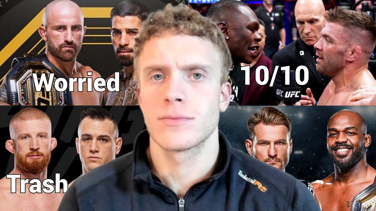 Ranking My Most Highly Anticipated UFC Fights In 2024. Tier List - YouTube