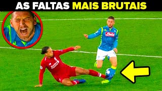 MEU DEUS! Veja as Faltas mais BRUTAIS do Futebol