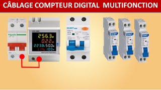 CABLAGE COMPTEUR DIGITAL MULTIFONCTION