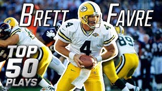 Brett Favre Top 50 Most Incredible Plays of All-Time | NFL Highlights
