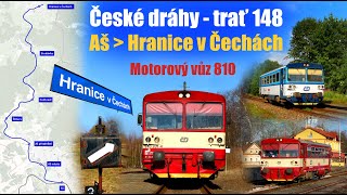 ČD 810 | AŠ - HRANICE V ČECHÁCH | trať 148  (2018)