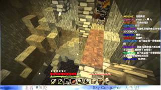 阿謙的Twitch 2014/8/10『MineCraft』Sky Conqueror【6/15】魚乾