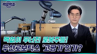 맥없이 무너진 로봇주들...두산로보틱스 '고평가'인가?  /#백발백중_야간개장