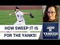 The New York Yankees sweep the Detroit Tigers out of town with a combination of offense and pitching