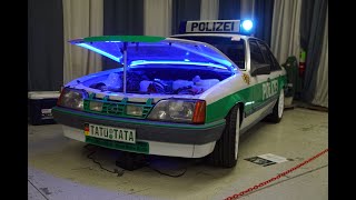 Rekord Polizeiauto in the Opel Parade at the Carlisle Show 2Aof3