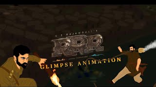 RRR Glimpse Teaser || RRR Glimpse Animation|| RRR NTR Ram Charan status || SS Rajamouli RRR#NTR#RRR