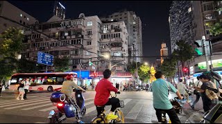 Hongkou District｜Visit Shanghai Night View 4K｜Huangpu District｜The Bund Street｜Sichuan North Road