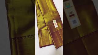 Kanchipuram Silk ❤️Hand woven ❤️ 1 gm Zari❤️ #9789100489