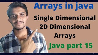 what is an array in java //Arrays in java Telugu //single-dimensional arrays Easy Learning Channel