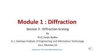 Diffraction Session 3 (Diffraction Grating) noise reduced
