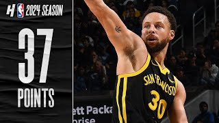 Stephen Curry TAKES OVER in 4th QTR! 37 PTS FUll Highlights vs Nets 🔥