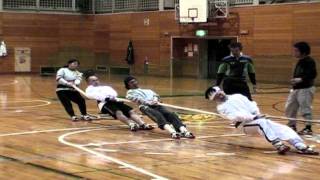 20120121 綱引練習③　tug of war japan