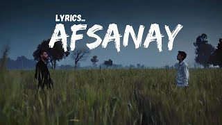 AFSANAY | Lyrics | Young Stunners | Talhah Yunus | Talha Anjum | #rap #lyrics