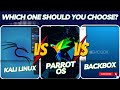 Kali Linux vs BackBox vs Parrot OS: Which One Should You Choose for hacking?