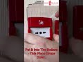 how to change a break glass on a fire alarm