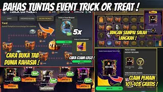 CARA MENYELESAIKAN EVENT TRICK OR TREAT CARA MENDAPATKAN PEMAIN OVR 100+ GRATIS FC MOBILE !