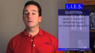 The Most Important Aspect of Statement Analysis