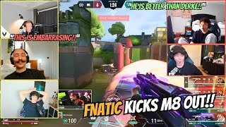 Fnatic's SHOCKING Elimination of M8 at VCT Kickoff | VALORANT Pros and Streamers react!!!