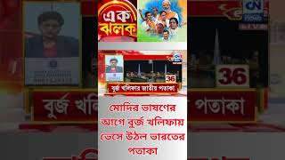 মোদির ভাষণের আগে বুর্জ খলিফায় ভেসে উঠল ভারতের পতাকা  | ক্যালকাটা নিউজ ডিজিটাল