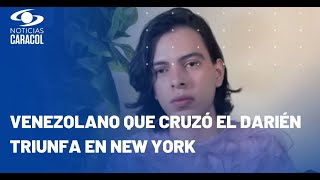 Michell Stella:  joven modelo venezolano que atravesó el Darién y llegó a Nueva York