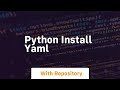 python install yaml