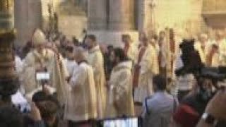Jerusalem's Christians gather for Easter service