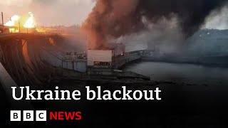 Ukraine: Millions without power after wave of Russian strikes | BBC News