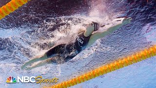 Katie Ledecky's epic comeback in final lap of the 800m freestyle - underwater camera | NBC Sports