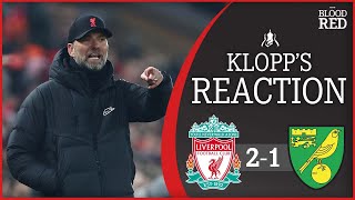 ‘A CONSTANT THREAT’ - Jurgen Klopp on Takumi Minamino | Press Conference Liverpool 2-1 Norwich City