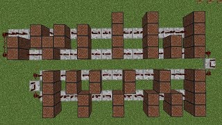 【拍某某的隨手亂拍】minecraft音階盒 - 簡易生日快樂歌