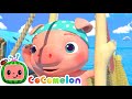 Three Little Pigs! | CoComelon Animal Time | Animal Nursery Rhymes