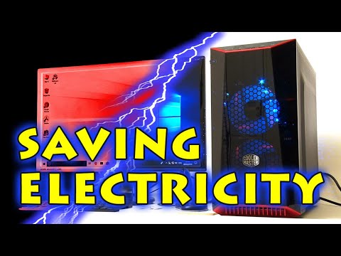 How can a computer save energy?