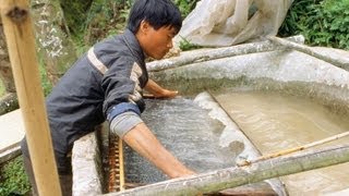 ARTISANAT en CHINE  fabrique de papier