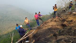 Rappelling Toraniya Hills Vansda Navsari by Dr. Vijay Patel