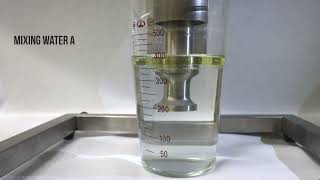 Mixing oil and water in 5 seconds with an ultrasonic homogenizer - Shield Ultrasonic