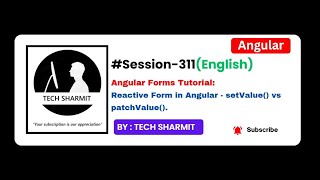 Angular Reactive Forms Tutorial in English: setValue() vs patchValue() Difference Explained (Ep-311)