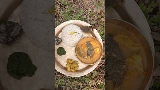 দুপৰীয়াৰ এসাঁজ । ঔ টেঙাৰ লগত মাছৰ জোল।। today lunch thali