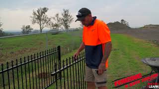 How To Install A Garden Fence Using Internal L Clips