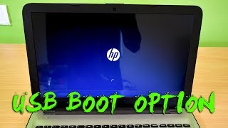 How To Install Windows 10 on HP Notebook 15 from USB (Enable HP Laptop Boot Option)