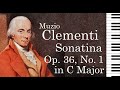 (Score Scrolling) Clementi Sonatina in C Major Op 36 No 1 / 克拉曼蒂 C大調小奏鳴曲 Op 36 第一首