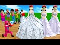 Scary Teacher 3D vs Squid Game Art And Wedding Dress Nice or Error Dressing Room 5 Times Challenge