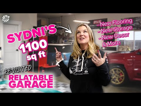 A Tour of Sydni's UPDATED Relatable Garage! 3-Car Bay (1100 sq ft)