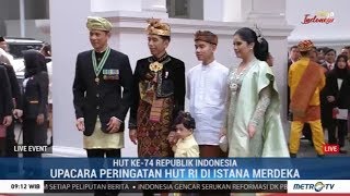 SBY Utus AHY Hadiri Peringatan HUT ke-74 RI di Istana Merdeka
