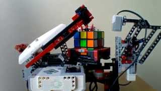 Lego mindstorms EV3 Rubiks cube solver
