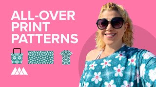 How to Make Summer Patterns for All-Over Print Clothing w/ Mey Aroyo | Print-on-demand